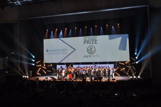 Agrocenta winning the Seedstars Global Award